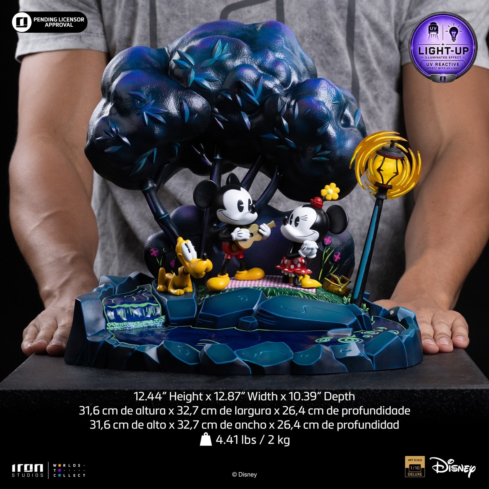 Iron Studios Mickey, Minnie and Pluto's Day at the Park - Disney Classics - Deluxe Art Scale 1/10 (FREE DELIVERY Within Metro Manila) - Image 5