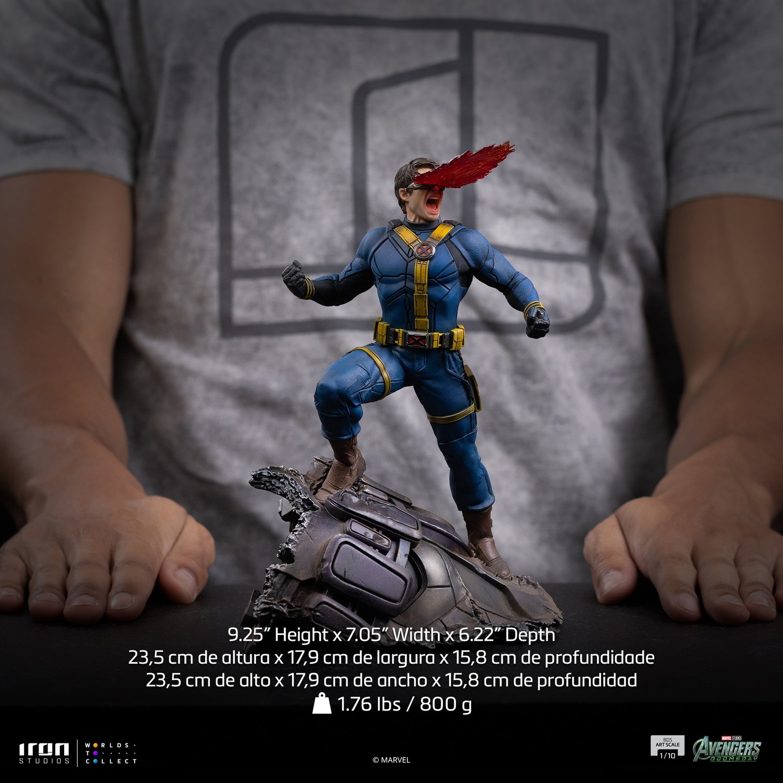 Iron Studios Cyclops - Avengers Doomsday - BDS Art Scale 1/10 (FREE A4 Poster) - Image 19