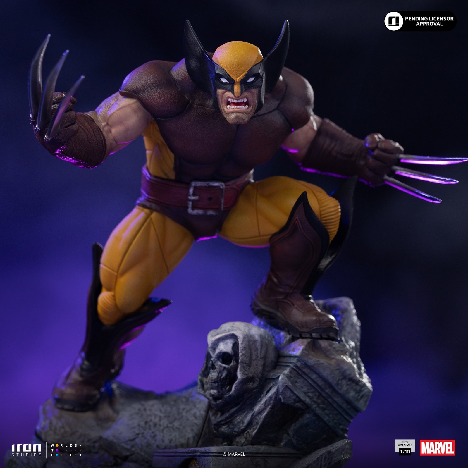 Iron Studios Wolverine - Infinity Gauntlet Diorama - BDS Art Scale 1/10 (FREE A4 Poster)
