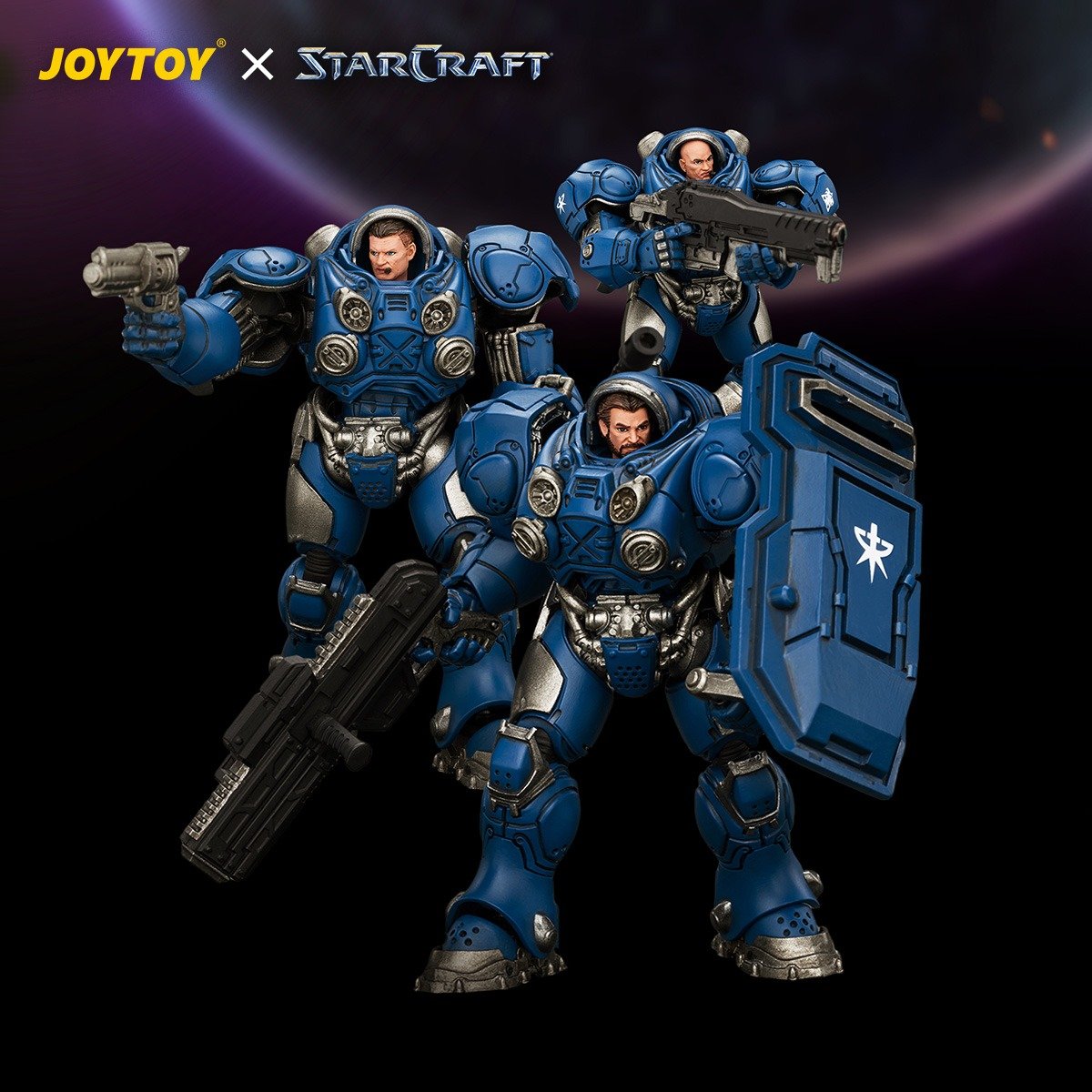 JoyToy Starcraft Terran Marine Set 1/25 Figure