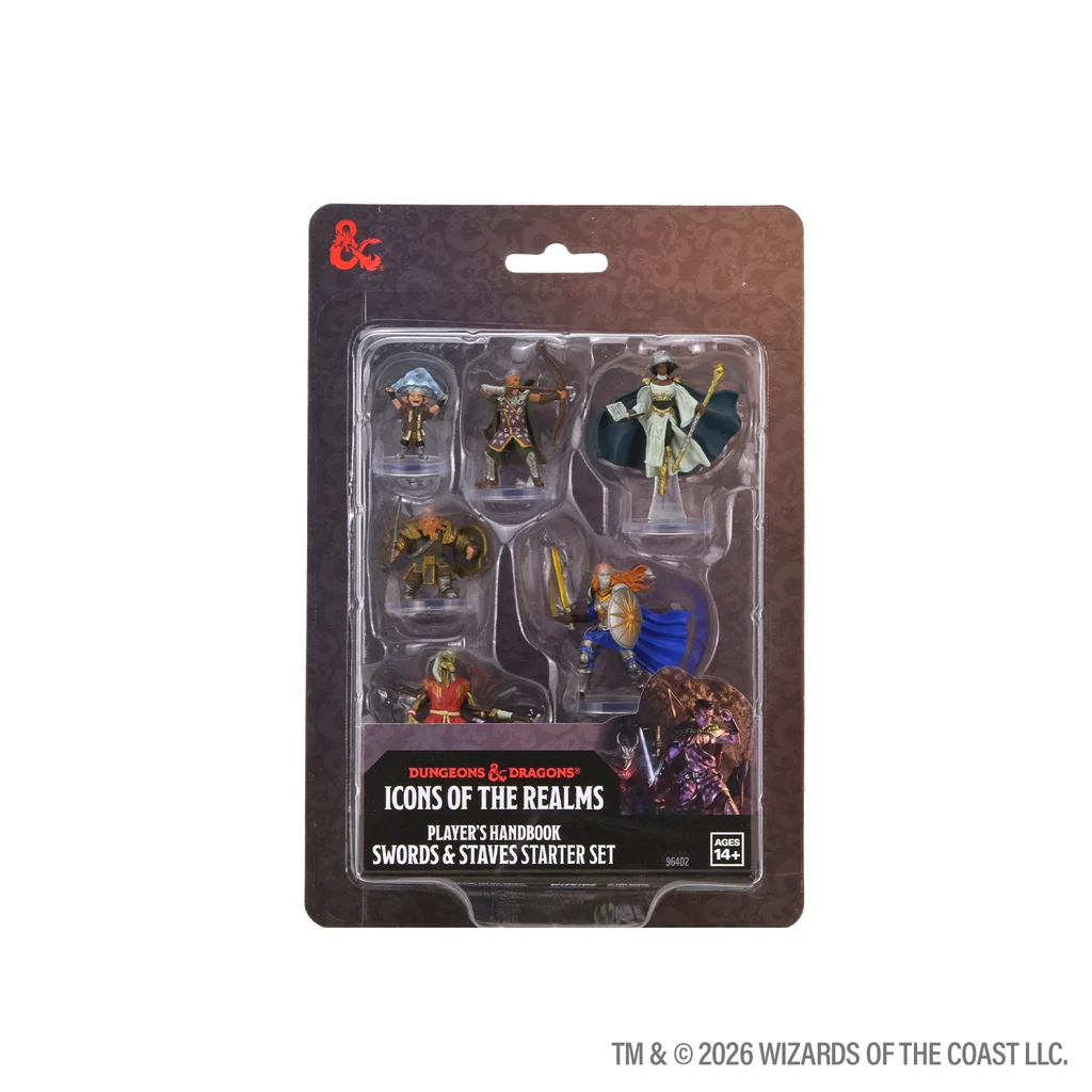 Wizkids Dungeons & Dragons Icons of the Realms: Player's Handbook - Spells & Steel Starter Set